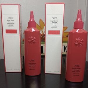 Oribe Bright Blonde Radiance And Repair Two Bottles 5.9 Ounces Each Brand New